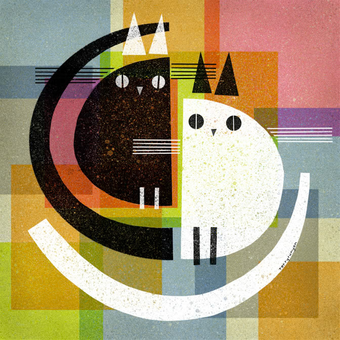 BLACK AND WHITE _Cats _  Creatif