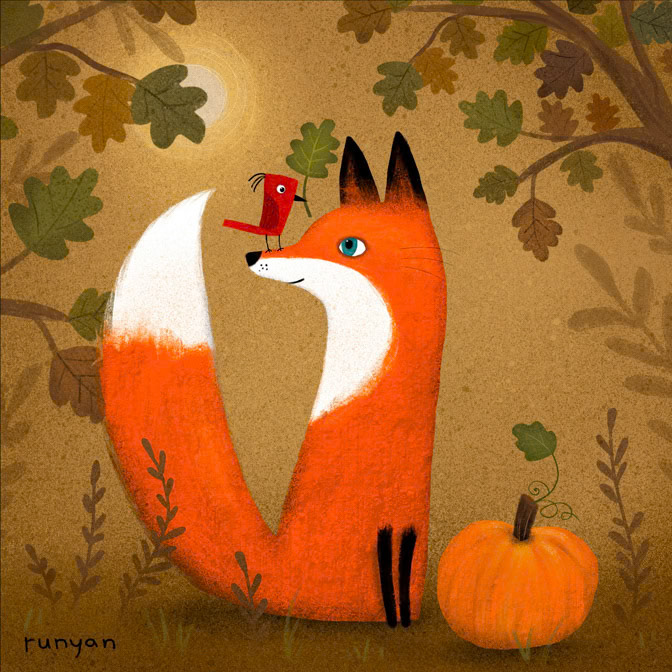 Fall Fox _fox _  Creatif ©Terry Runyan - Creatif License