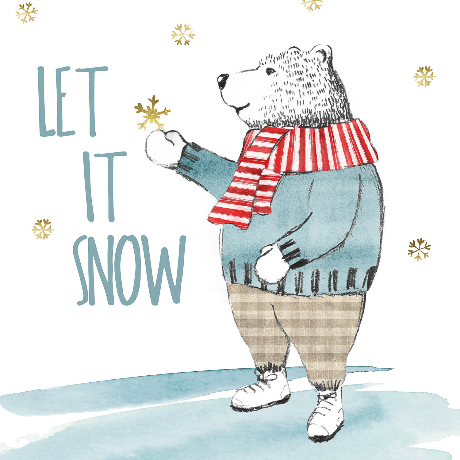 SH_Cmas_Anim_2088_Winter Bear_Creatif ©Steve Haskamp - Creatif License