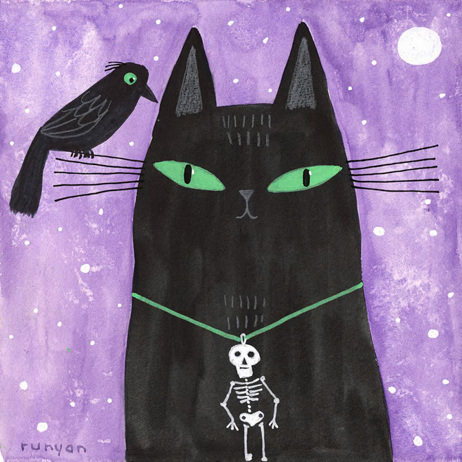 SKELETON NECKLACE _Halloween _  Creatif ©Terry Runyan - Creatif License