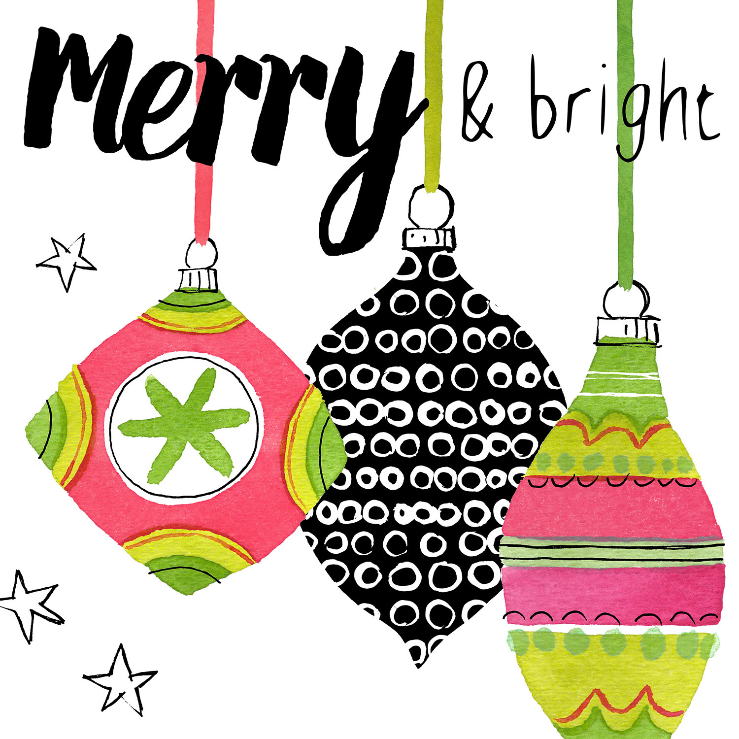 SH_Cmas_1931_Watercolor Ornaments Square_Creatif ©Steve Haskamp - Creatif License