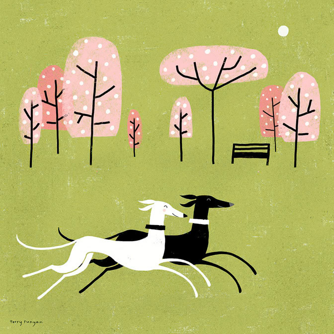DOG PARK 2 - Terry Runyan - Creatif _Dog _  Creatif ©Terry Runyan - Creatif License