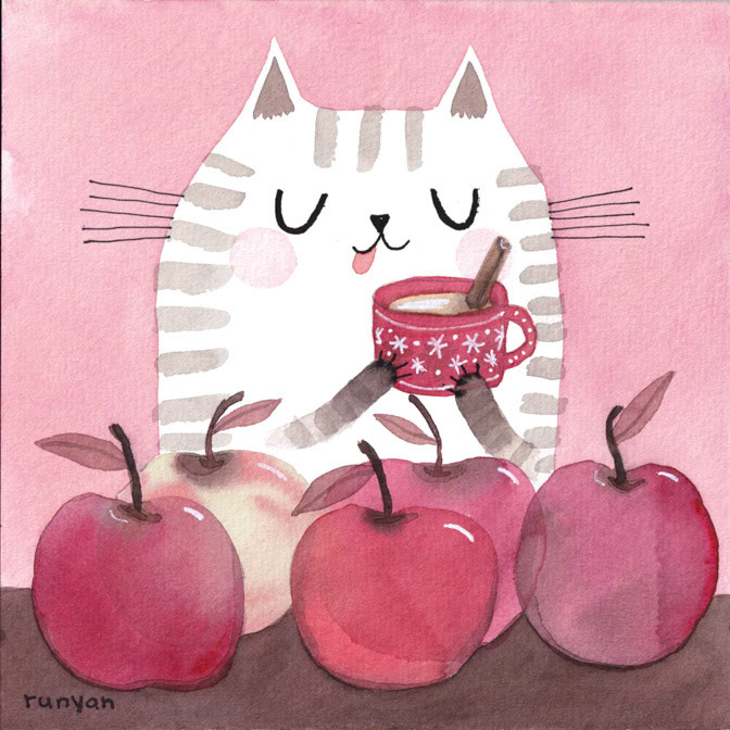 APPLE CIDER CAT _Cats _  Creatif
