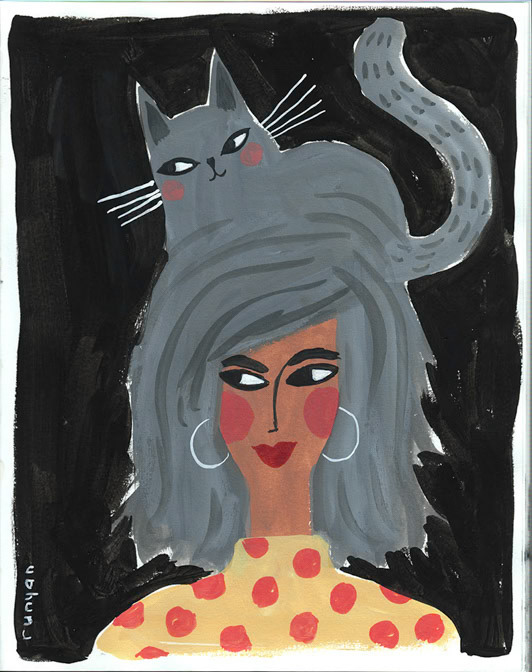 DOUBLE CAT HAT 2 _Cat Hair _  Creatif