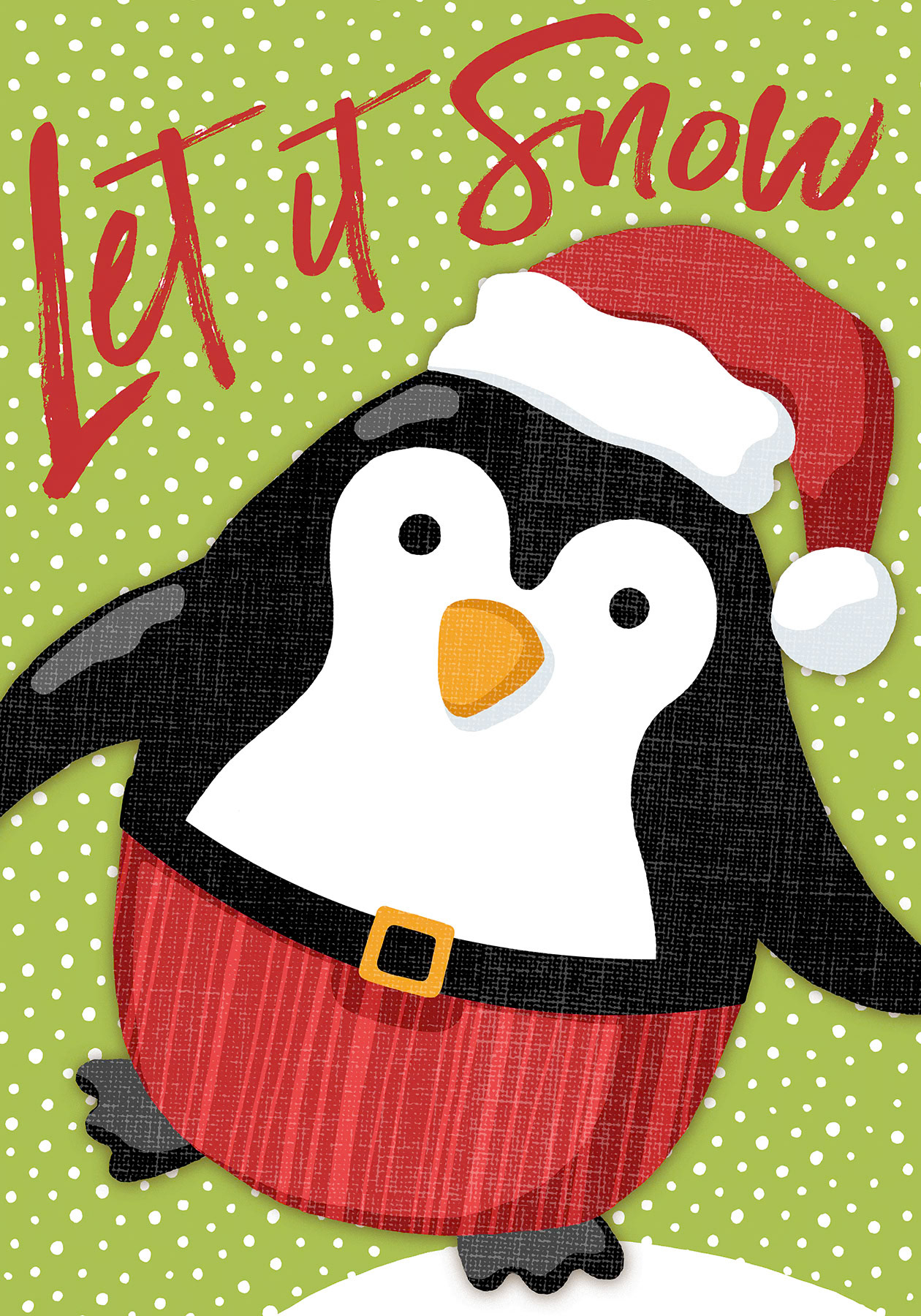SH_Cmas_1371_1_Penguin Santa Vertical_Creatif ©Steve Haskamp - Creatif License