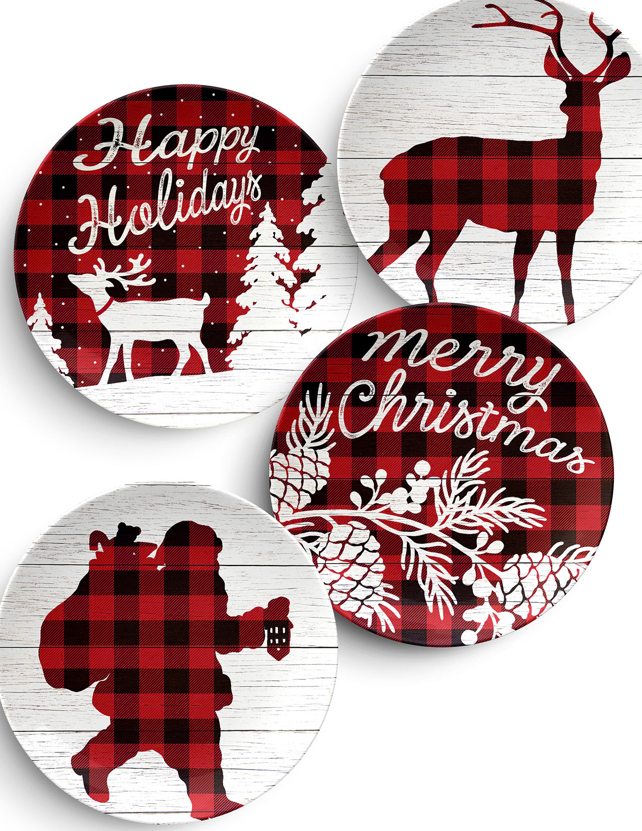 SH_Cmas_Plaid Silhouette Plate Collection_Creatif ©Steve Haskamp - Creatif License