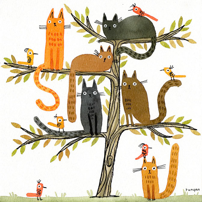 TREE GATHERING - Terry Runyan - Creatif _Cat _  Creatif