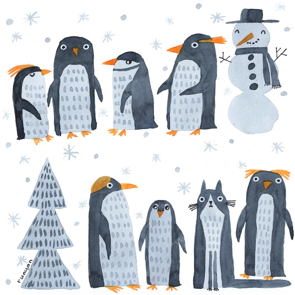 PENGUIN TYPES SM ©Terry Runyan - Creatif License