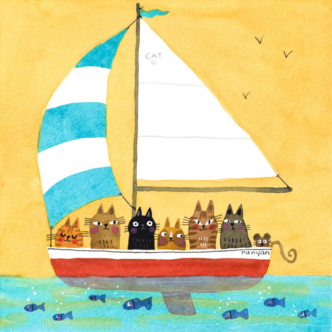 RIDE THE WIND _Cats _  Creatif ©Terry Runyan - Creatif License