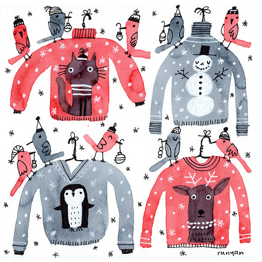 CHRISTMAS SWEATER - Terry Runyan - Creatif ©Terry Runyan - Creatif License