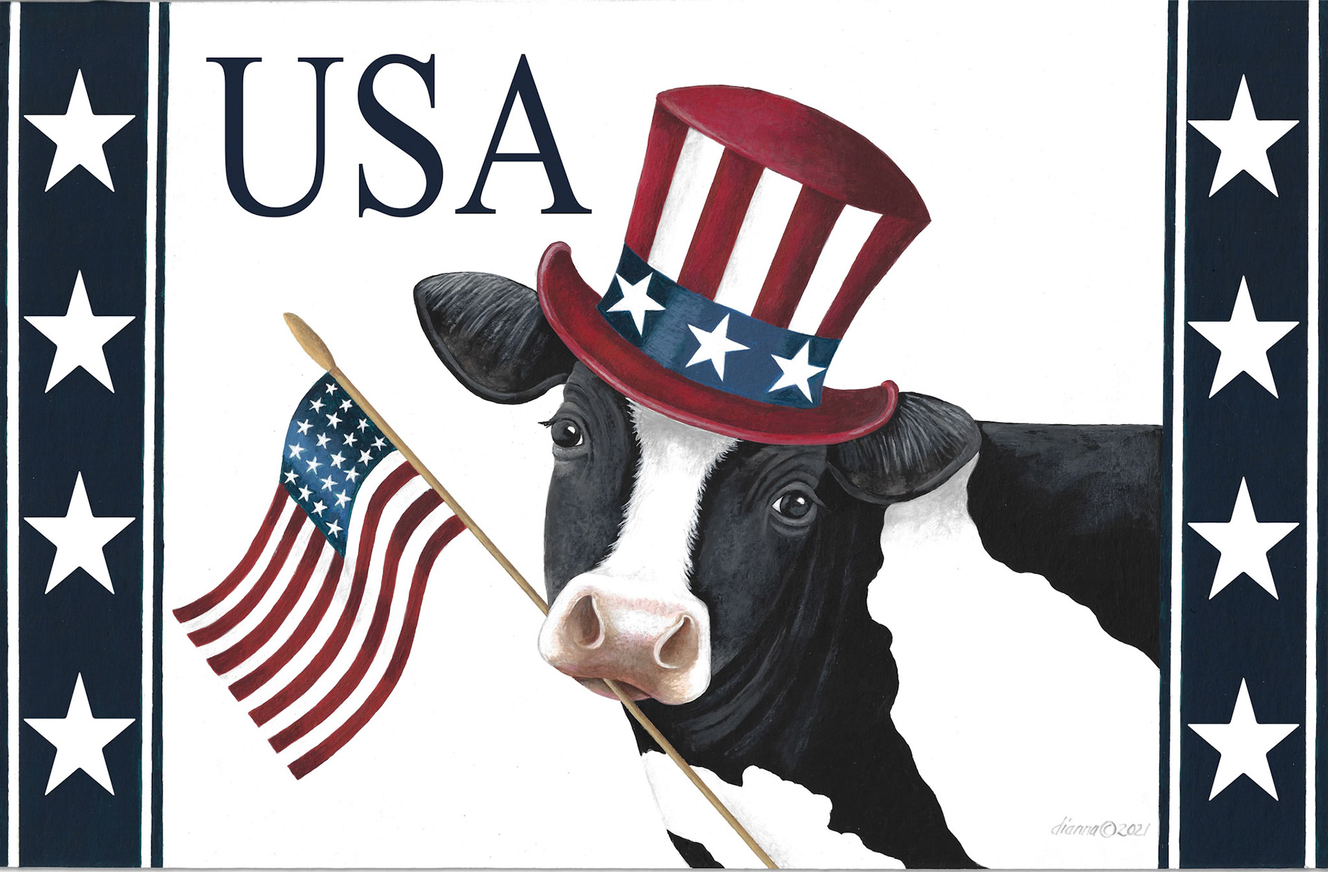 DS-Patriotic Animal - USACOW 2106