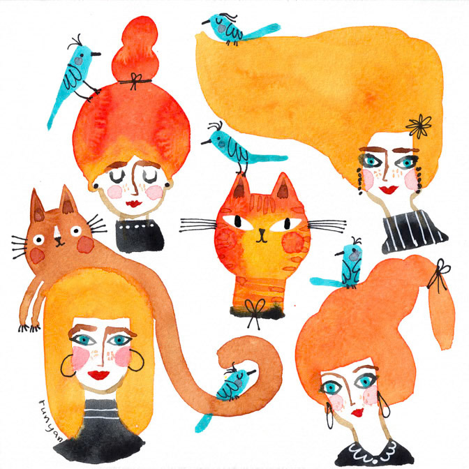 05-26-2022 WORLD REDHEAD DAY _Cat- Hat- Women _  Creatif ©Terry Runyan - Creatif License