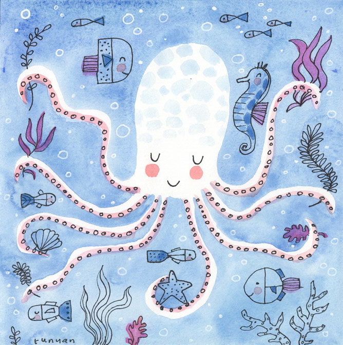 Octopus _Animals- Octopus _  Creatif ©Terry Runyan - Creatif License