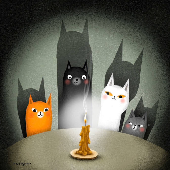 MESMERIZED _Cat- Halloween _  Creatif