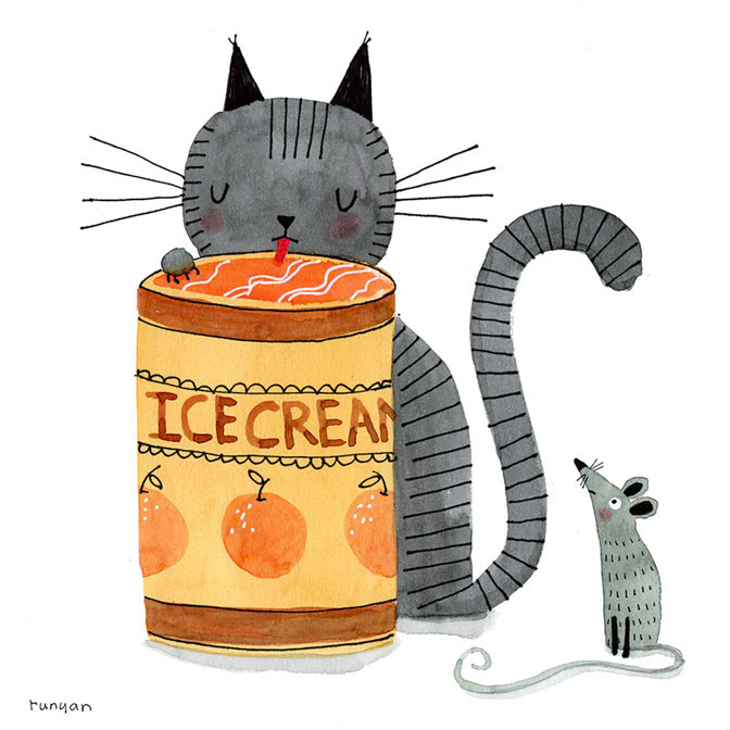 DESSERT CAT - Terry Runyan - Creatif _Cat _  Creatif
