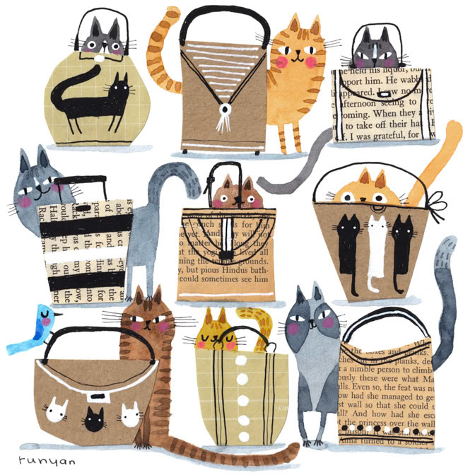 PURSE CATS _Cats- Purse _  Creatif