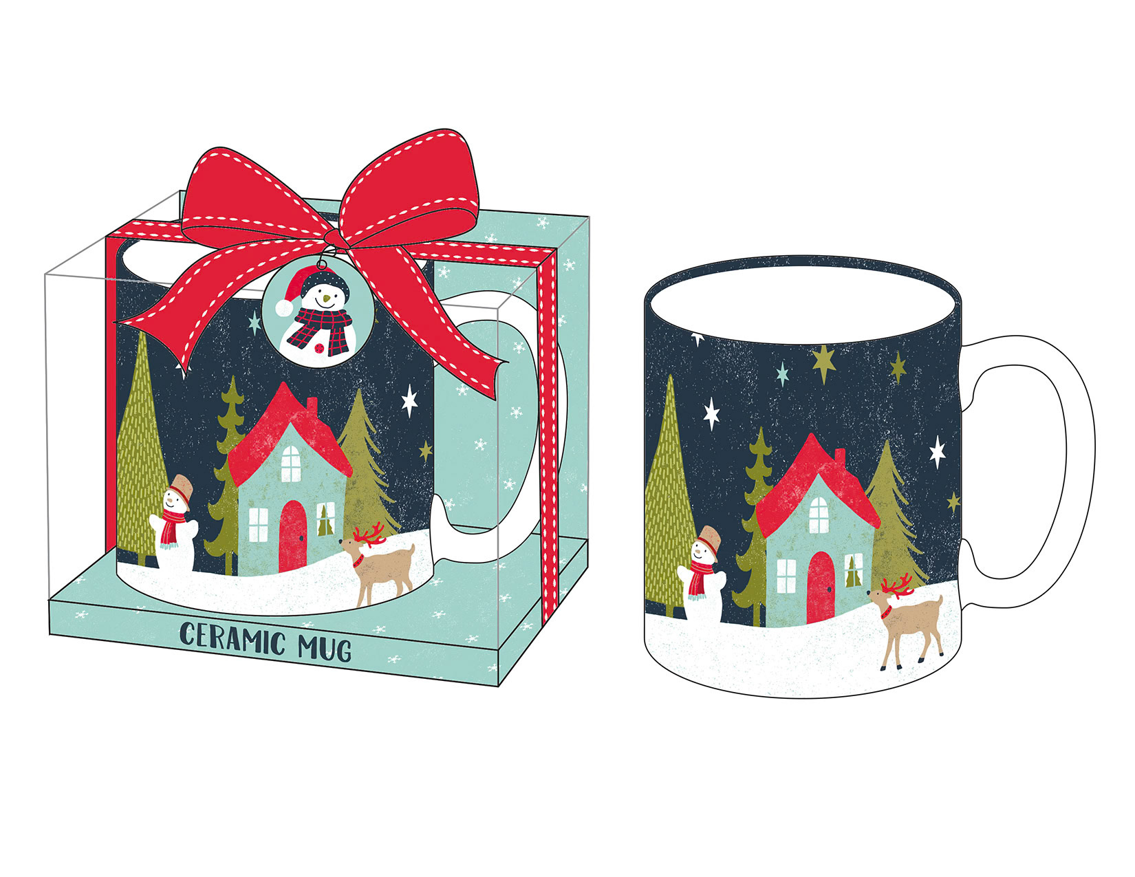 SH_Cmas_Village_5732 Ceramic Mug in Acetate box_Creatif ©Steve Haskamp - Creatif License