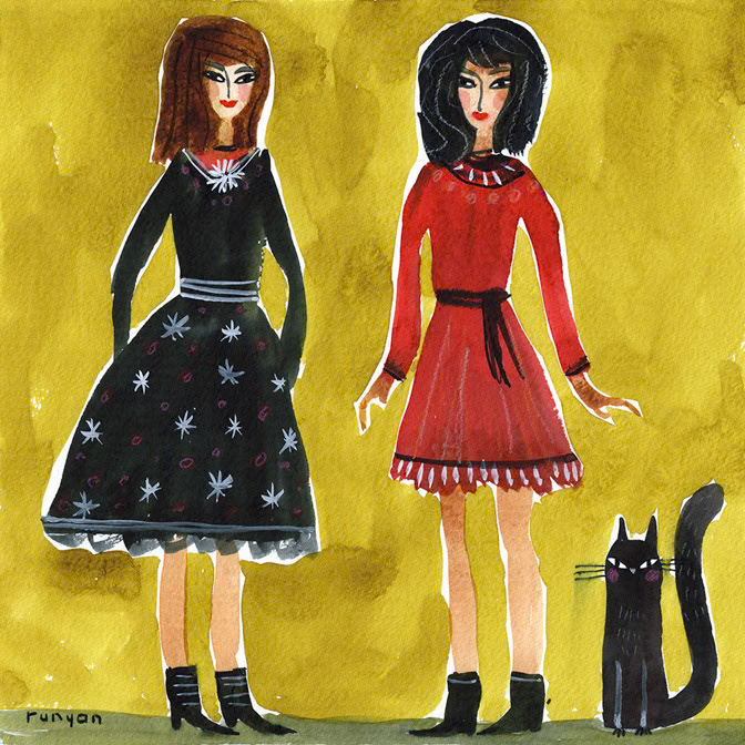 DRESSES &amp; CAT - Terry Runyan - Creatif _Cat _  Creatif