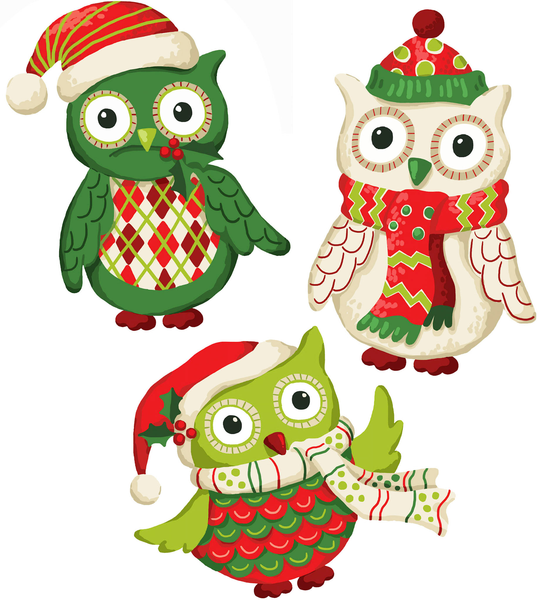 SH_Cmas_1220-2-1222-2NewXmasOwls2 ©Steve Haskamp - Creatif License