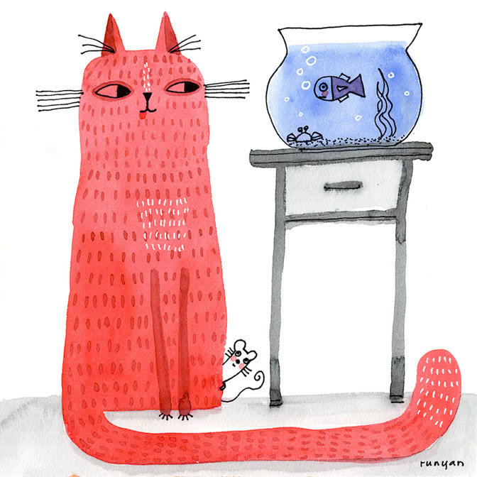 BIG &amp; LITTLE - Terry Runyan - Creatif _Cat _  Creatif
