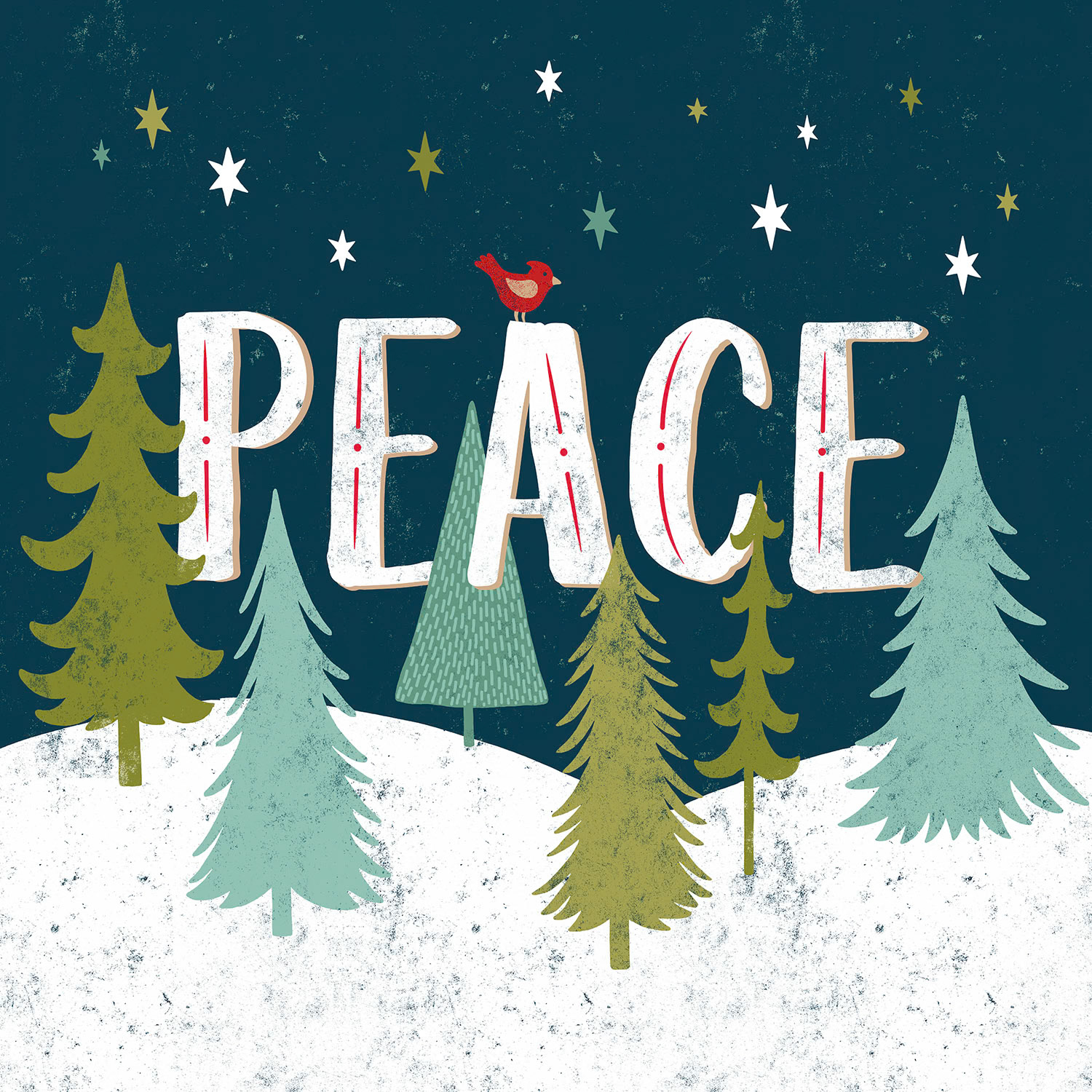 SH_Cmas_1876_2_Peace in the Trees Re Colored_Creatif ©Steve Haskamp - Creatif License
