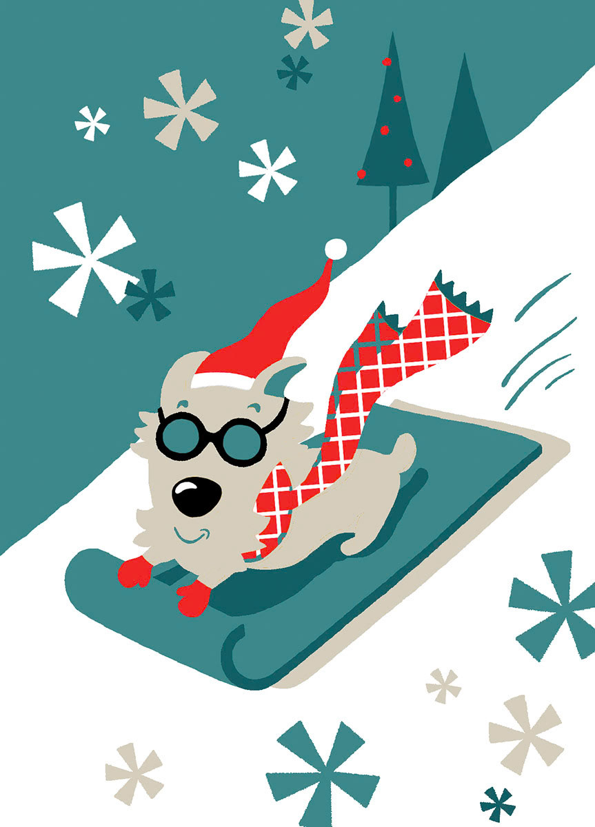 SH_Cmas_379b_DogOnSled_Creatif ©Steve Haskamp - Creatif License