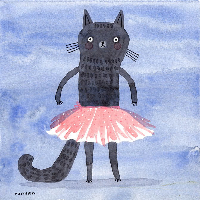 RELUCTANT BALLERINA - Terry Runyan - Creatif _Cat _  Creatif
