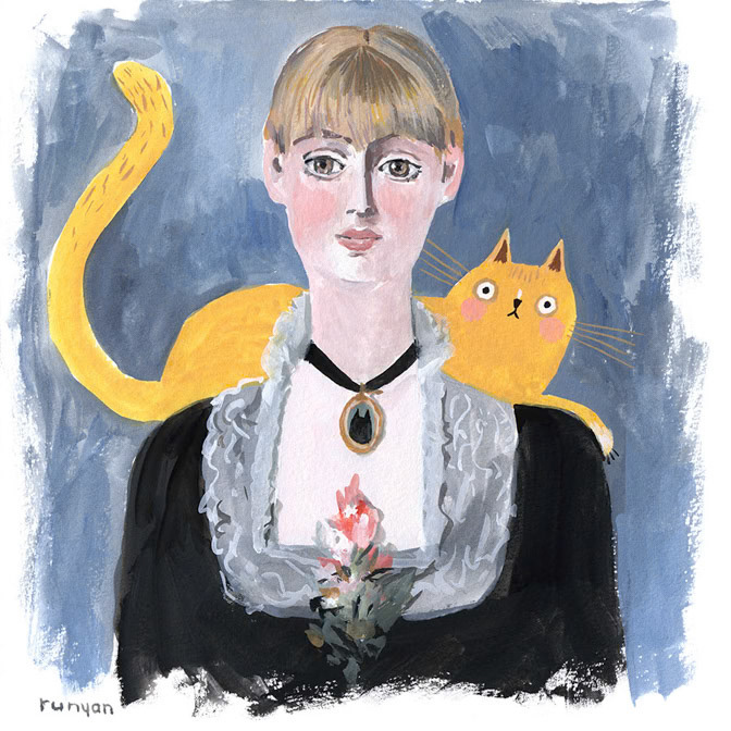 AFTER MANET + CAT - Terry Runyan - Creatif _Cat _  Creatif