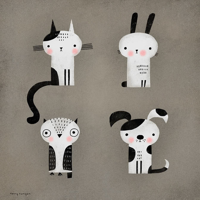 MUSHROOM START - Terry Runyan - Creatif _Animals- Cat- Dog _  Creatif