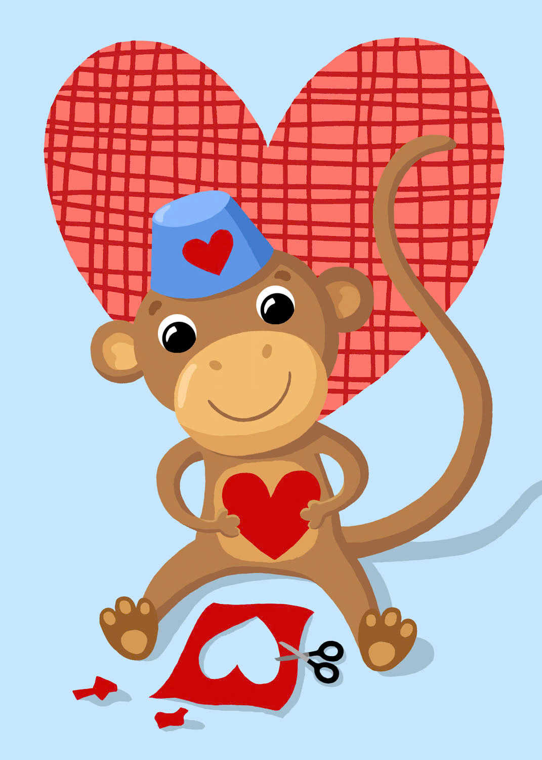 SH_Hearts_390-ValentineMonkey ©Steve Haskamp - Creatif License