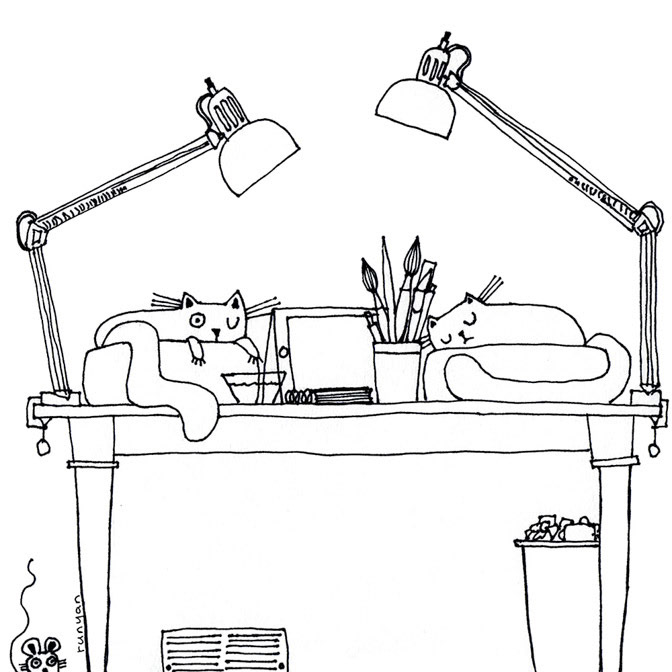 WHATS ON MY DESK - Terry Runyan - Creatif _Cat _  Creatif