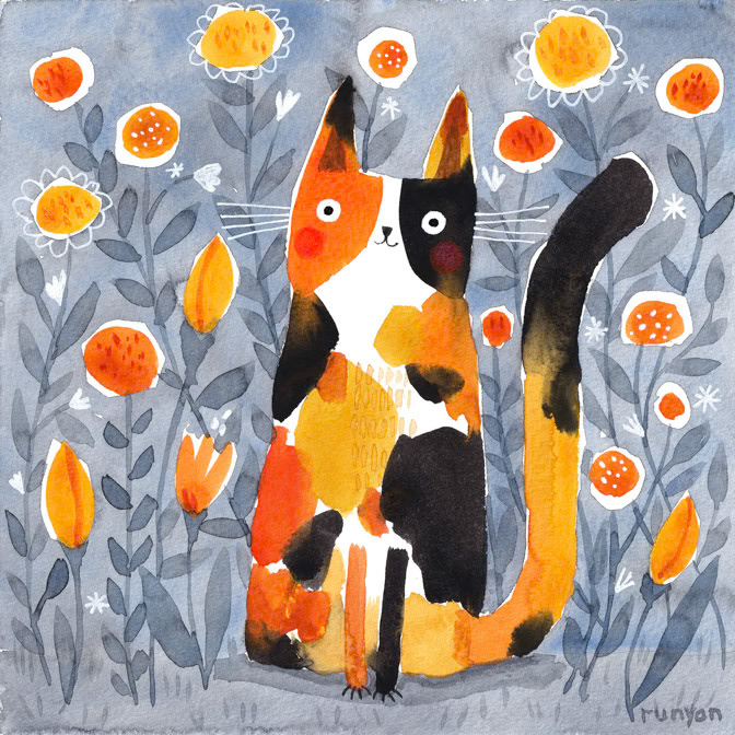 04-28-2022 CALICO GARDEN _Cat- Floral _  Creatif