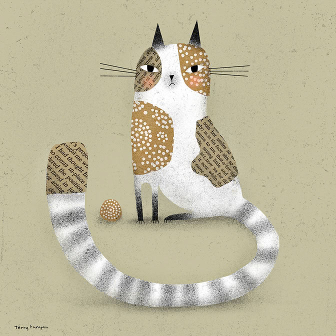 Patchwork Cat - Terry Runyan - Creatif _Cat _  Creatif