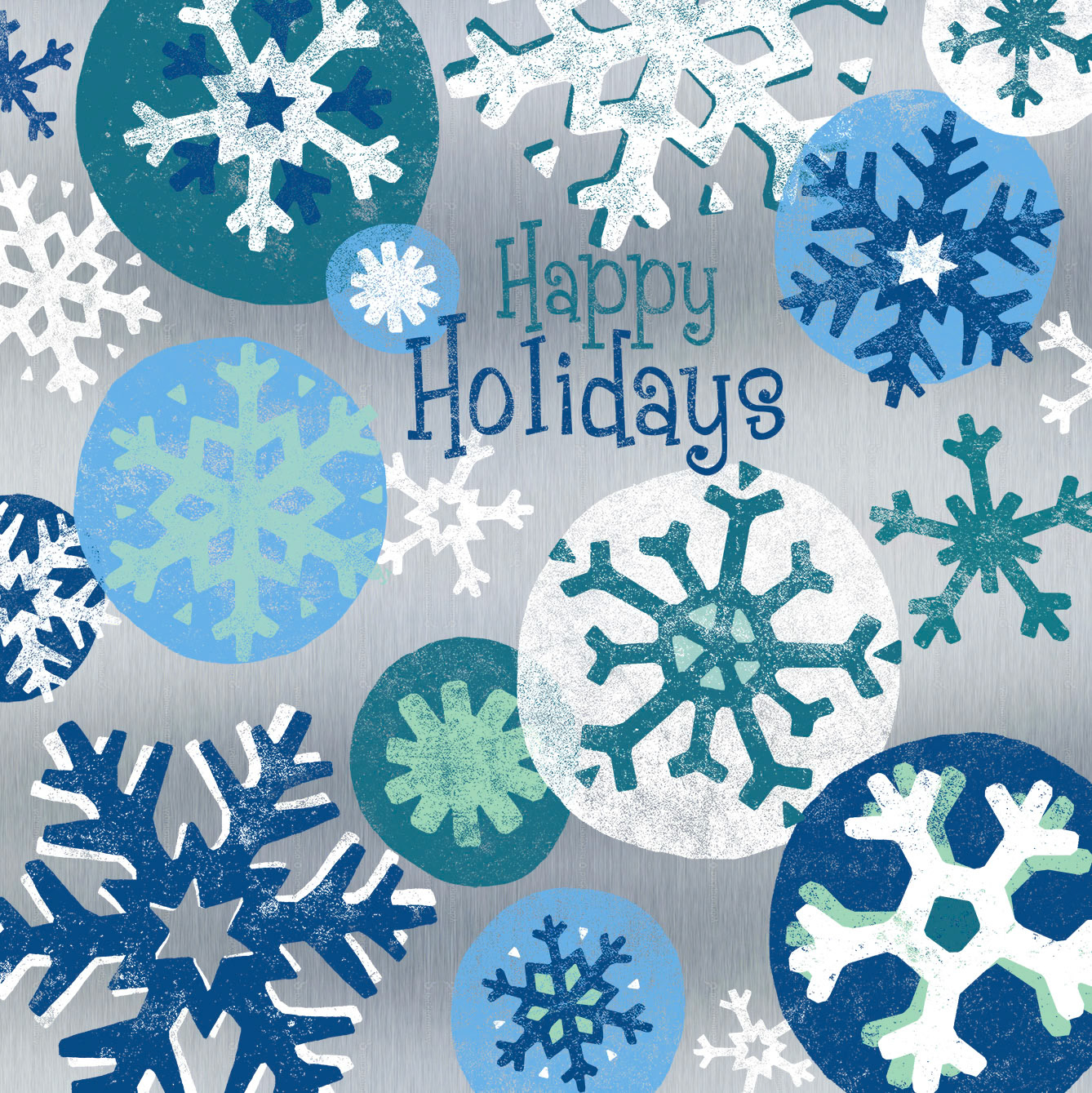 SH_Cmas_1442_2_Blue Snowflakes with Silver_Creatif ©Steve Haskamp - Creatif License