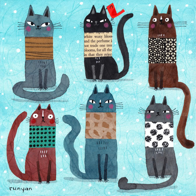 MUFFLER CATS _Cats _  Creatif