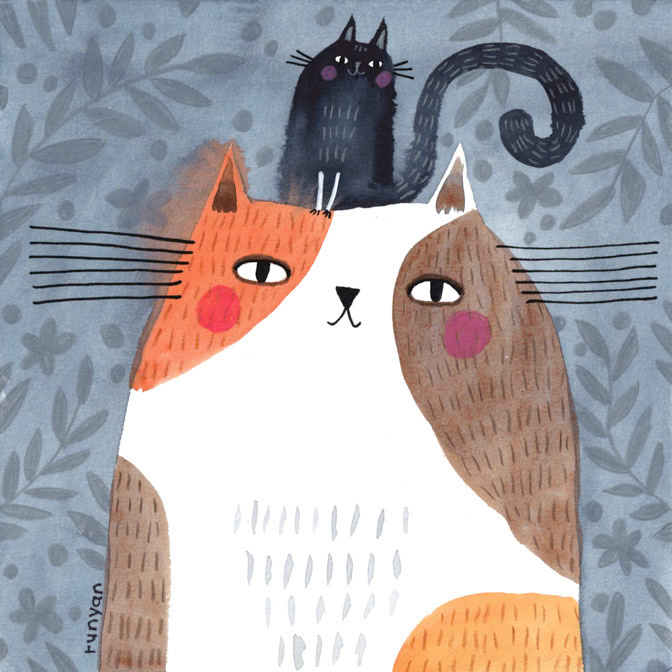 CALICO BLACK CAT HAT _Cat _  Creatif