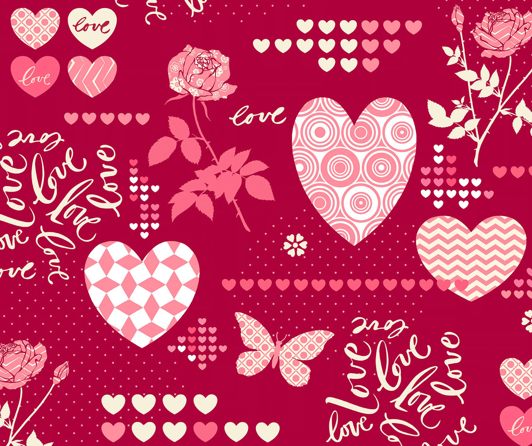 SH_Hearts_SHValentineHeartsPattern2-Repeated ©Steve Haskamp - Creatif License