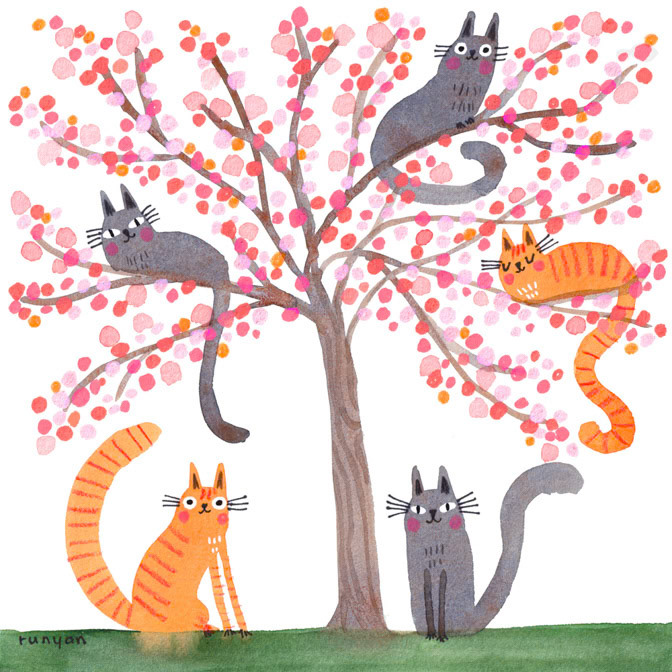 KITTY BLOSSOMS _Cat _  Creatif