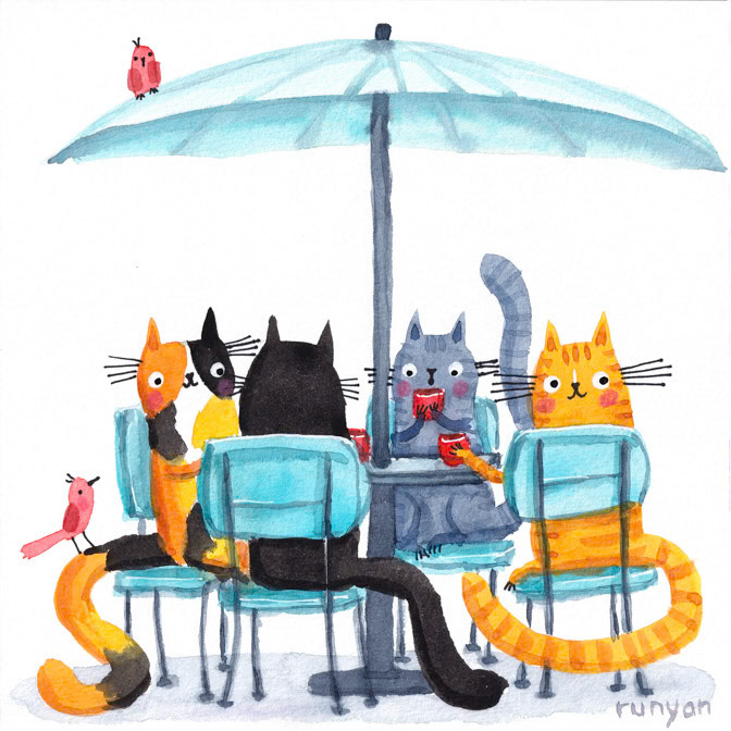 04-29-2022 OUT TO LUNCH _cafe- Cat _  Creatif