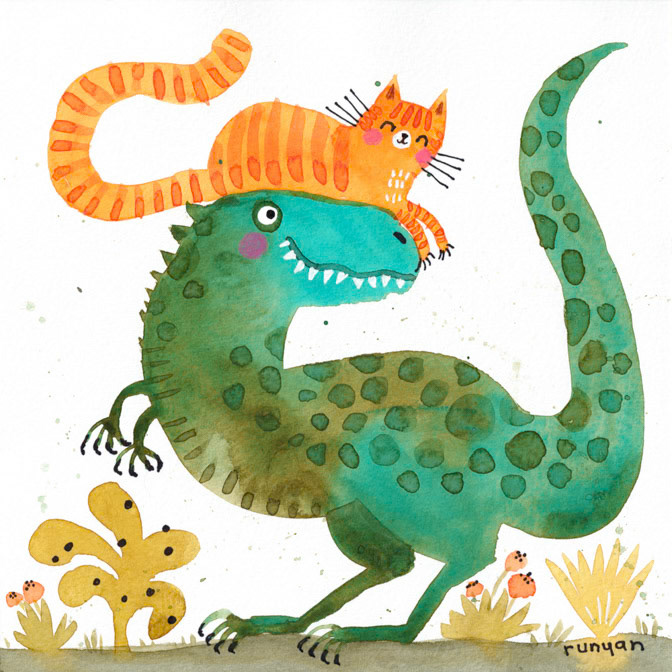 DINO CAT HAT _Cat- Dinosaur _  Creatif