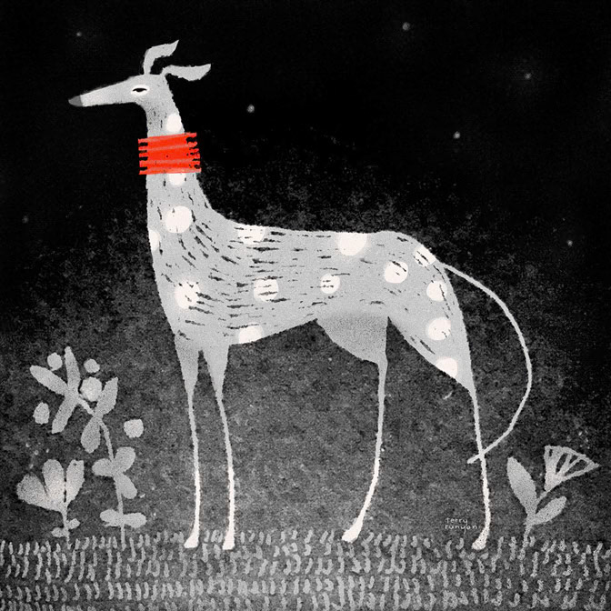 NIGHT HOUND 1 - Terry Runyan - Creatif _Dog- Hound _  Creatif ©Terry Runyan - Creatif License