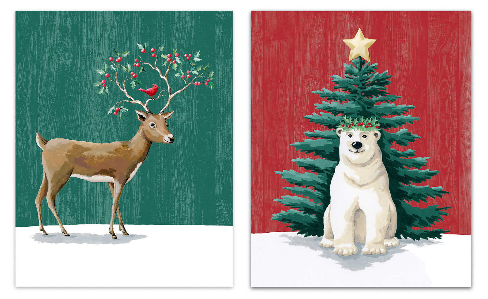 SH_Cmas_2334c_2355b_Xmas Peaceful Animals_Creatif ©Steve Haskamp - Creatif License