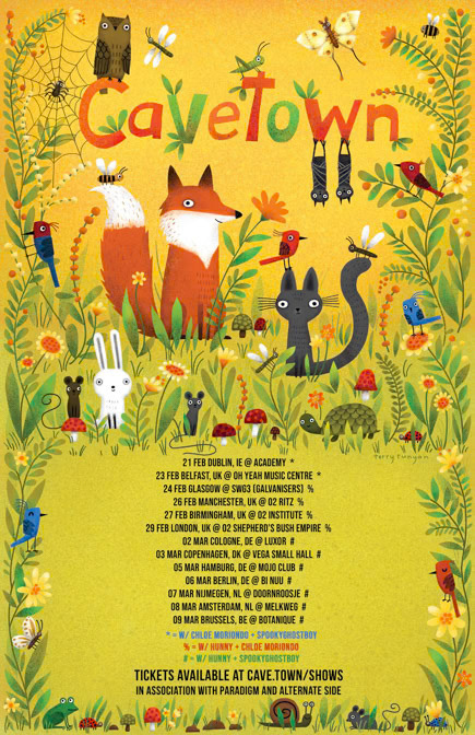 Cavetown Austalia tour poster 1 of 2 _Cavetown _  Creatif