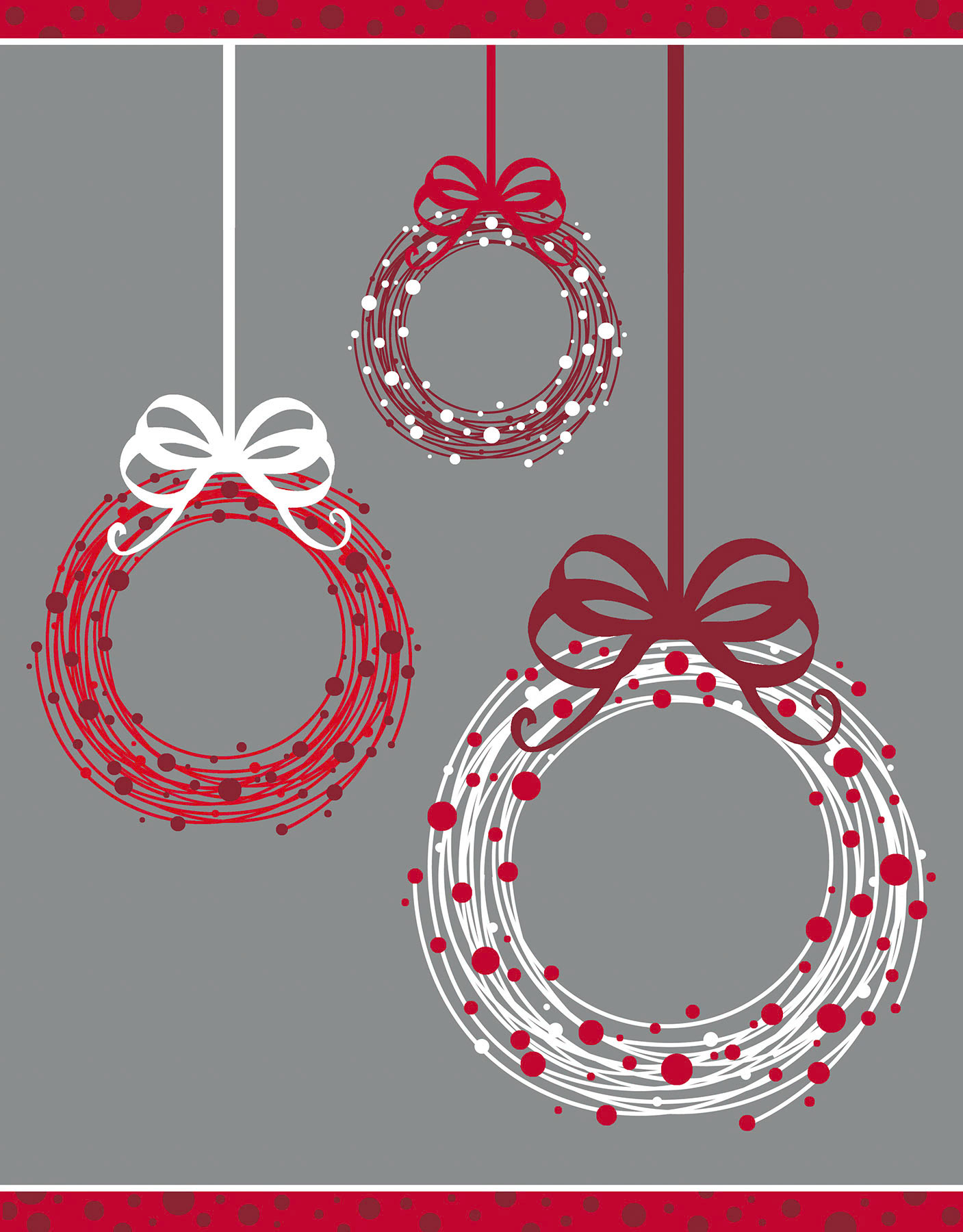 SH_Cmas_01229_2_Wreath Trio Red Silver_Creatif ©Steve Haskamp - Creatif License