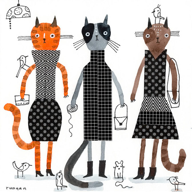 CAT DRESSES - Terry Runyan - Creatif _Cat _  Creatif