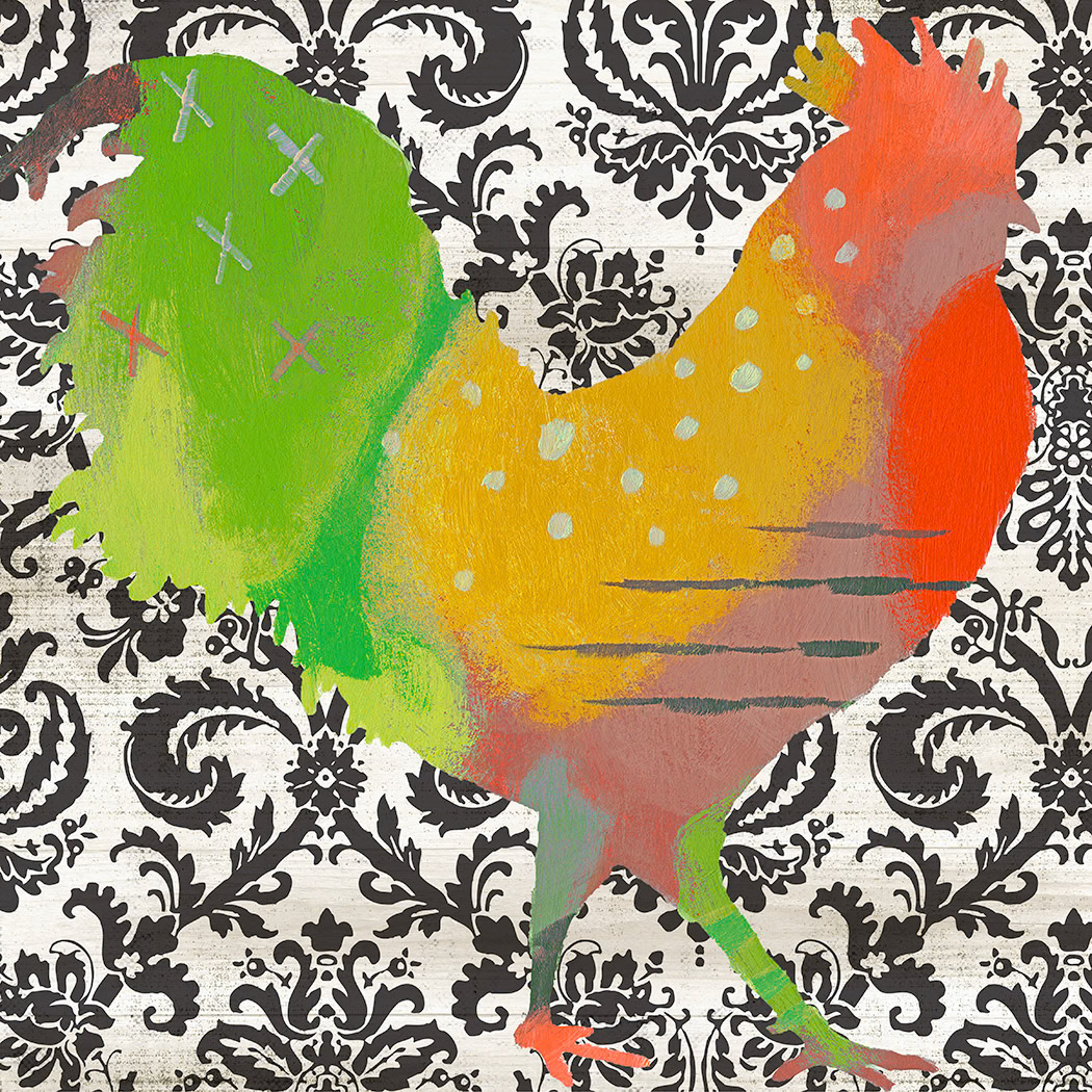 SH_Bird_2112_abstract rooster paintingMS2c-Pattern_Creatif ©Steve Haskamp - Creatif License