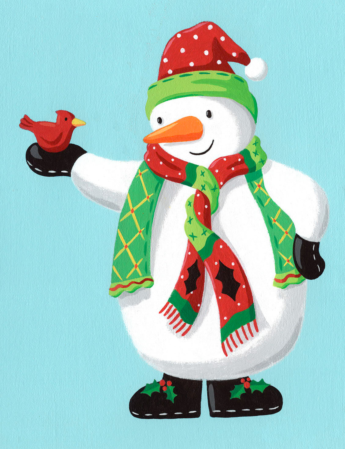 SH_Cmas_565-SnowmanCharacter1RevisedBkd ©Steve Haskamp - Creatif License