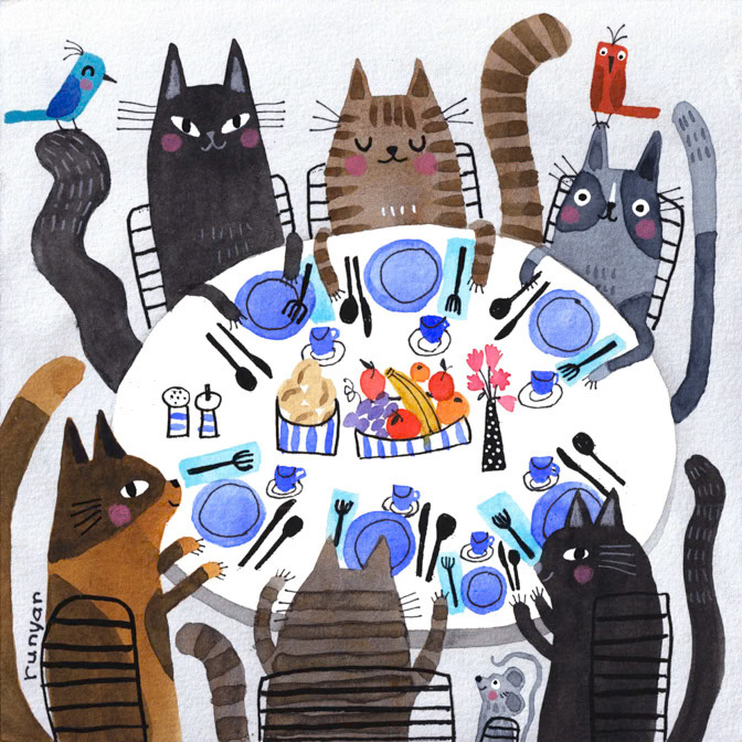 TABLEWARE _Cats _  Creatif