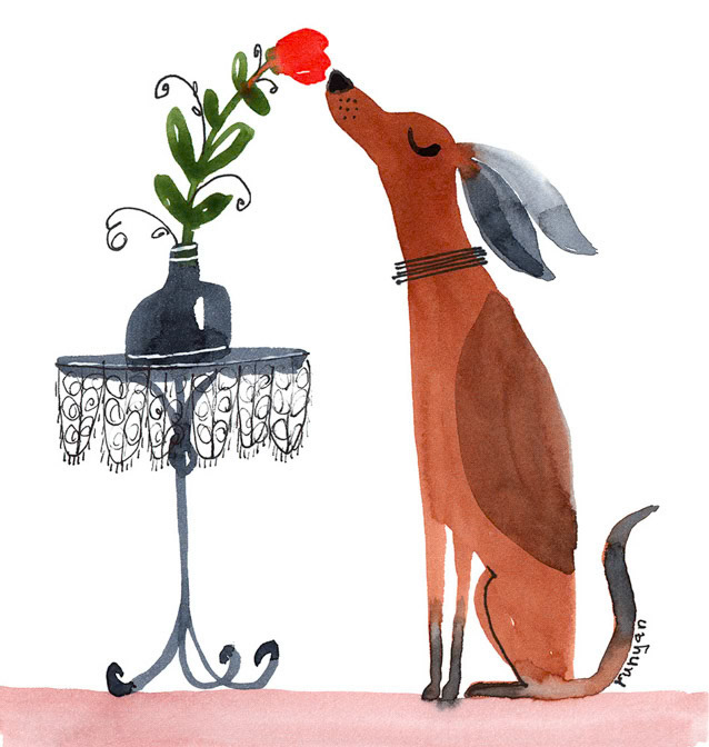 SNIFFING clean - Terry Runyan - Creatif _Dogs- Masala Term 2023 _  Creatif ©Terry Runyan - Creatif License