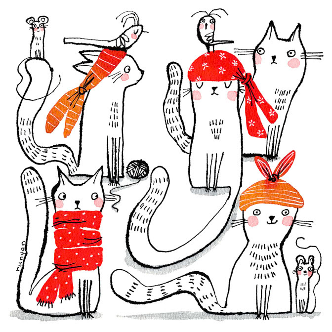 SCARF STYLING 100dpi _Cat _  Creatif